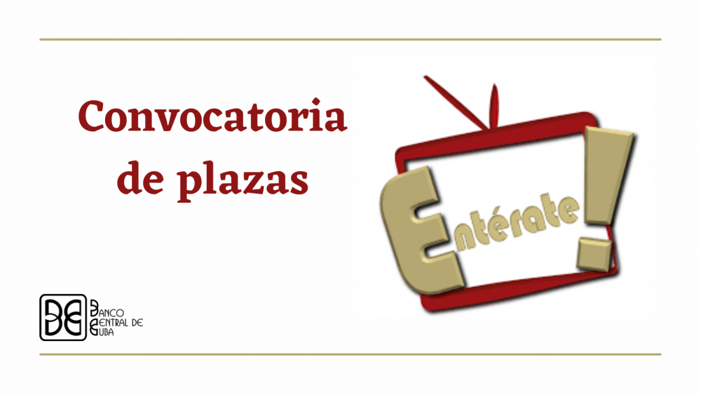 Imagen relacionada con la noticia :Bandec oferta plazas